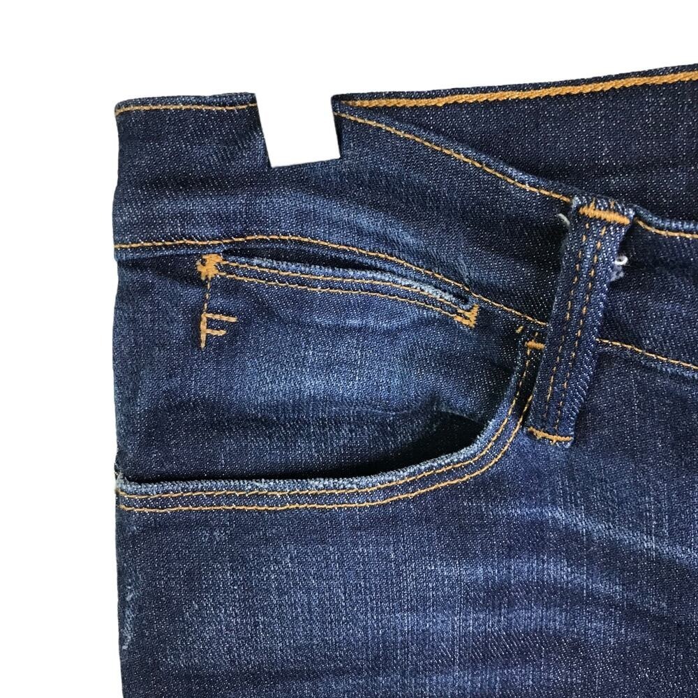 Frame Jeans Womens 28 Blue Le High Straight Denim High Rise Dark Wash Indigo - Picture 5 of 12